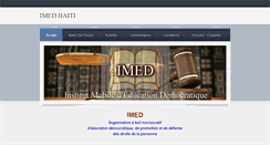 Desktop Screenshot of imedhaiti.org